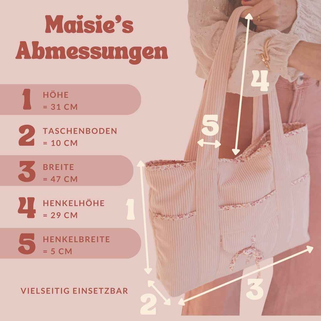 Shopper Tasche nähen Schnittmuster
