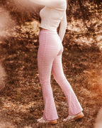 Anfängerfreundliches Hosenschnittmuster für Damen mit hoher Taille und leichtem Schlag