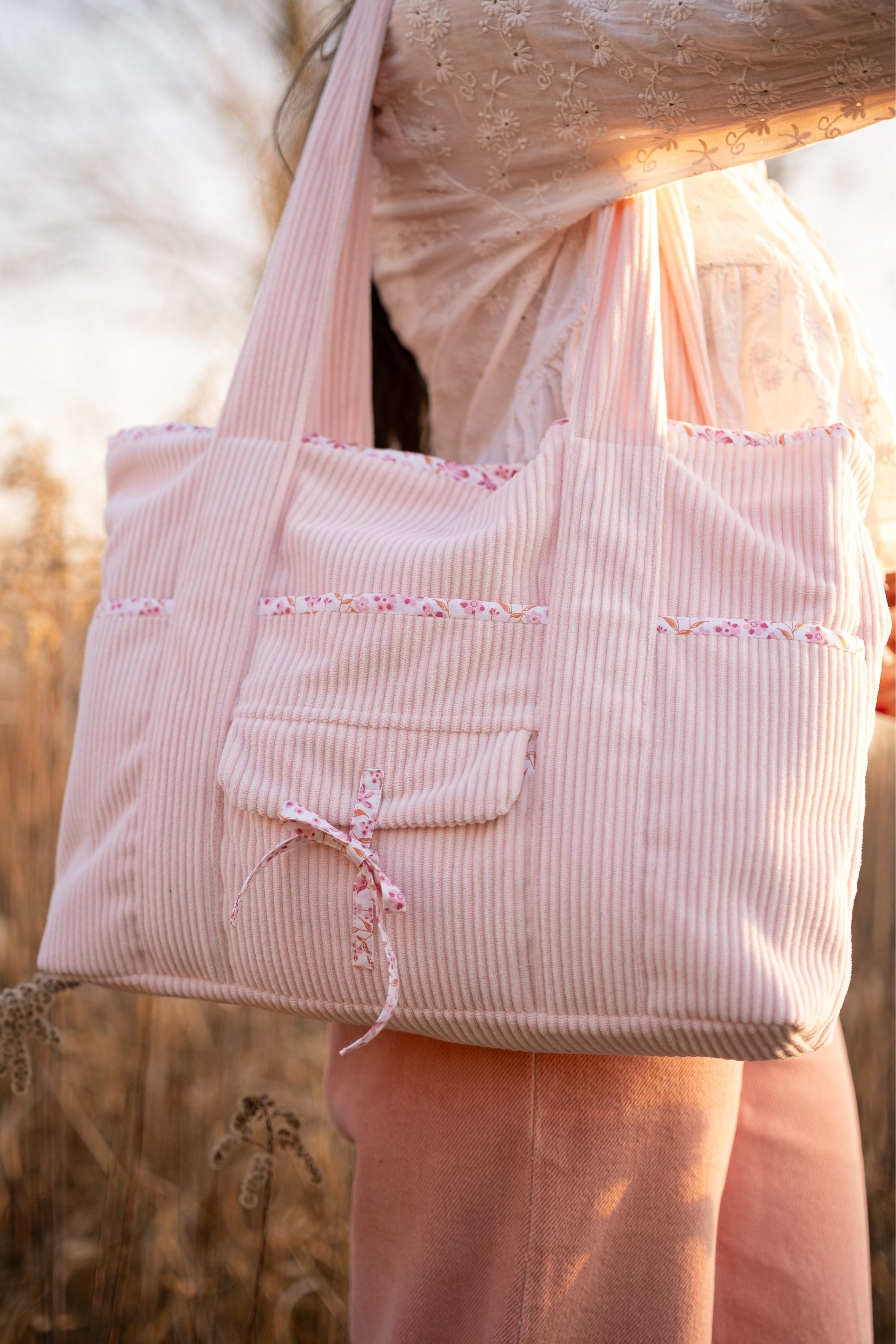 Shopper Tasche nähen Schnittmuster