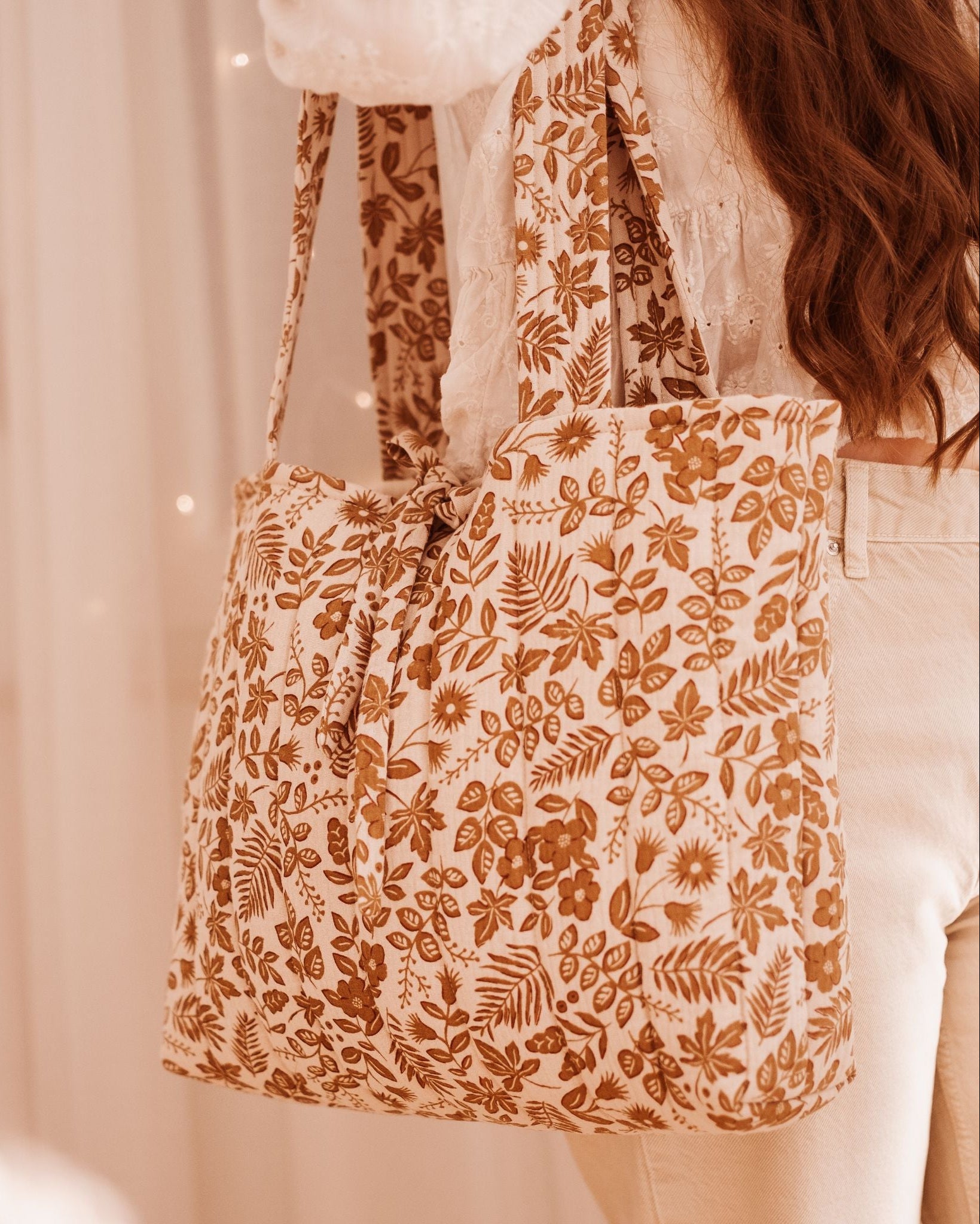 Nähanleitung gesteppte Tote Bag - Schritt-für-Schritt Schnittmuster DALIA