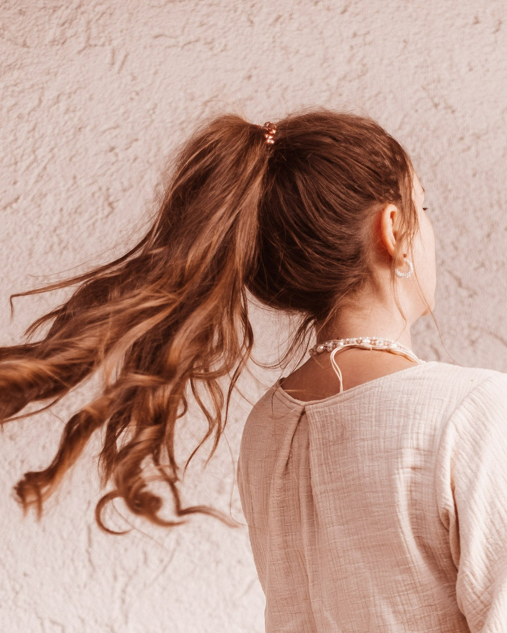 Boho Bluse DELILAH Rückenansicht - Schnittmuster mit Kellerfalte