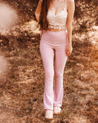 Digitales Pdf Schnittmuster für eine Glockenhose aus Jersey nähen