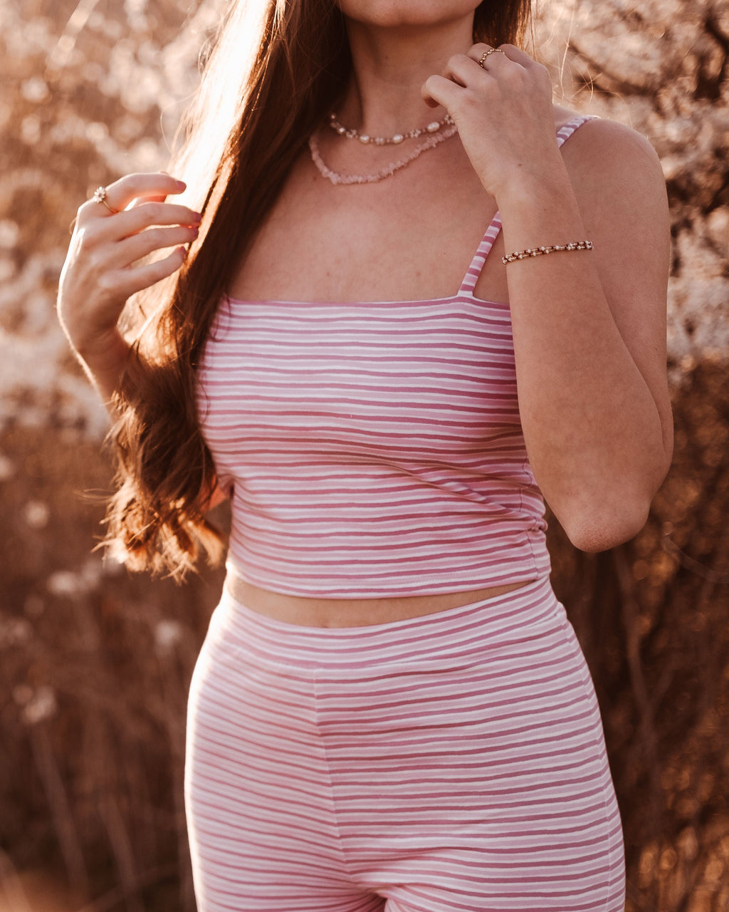 Träger Top Schnittmuster EMILY - ärmelloses Crop Top mit Spaghetti-Trägern nähen
